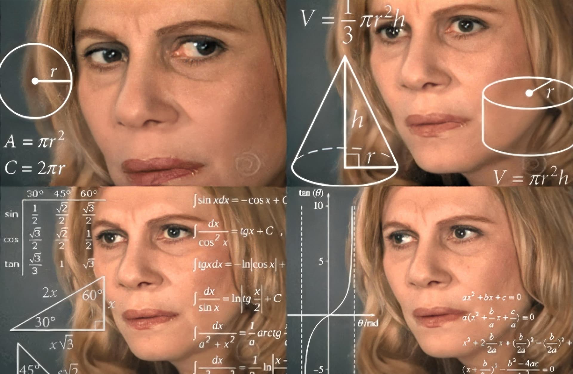 Confused lady meme
