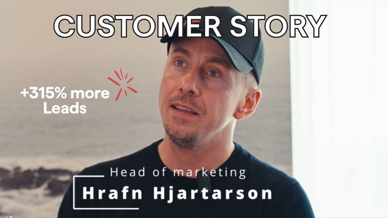 Hrafn Hjartarson, Head of Marketing at Kaldvík, cover image of Kaldvík case study